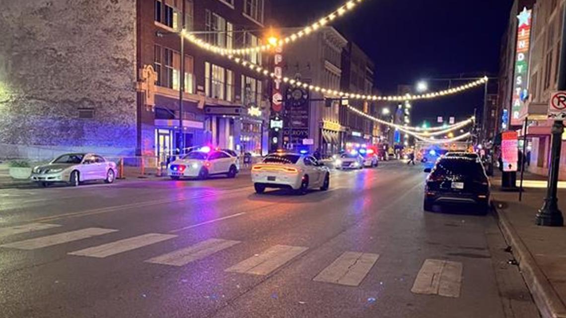 1 hospitalized after shooting in downtown Indianapolis