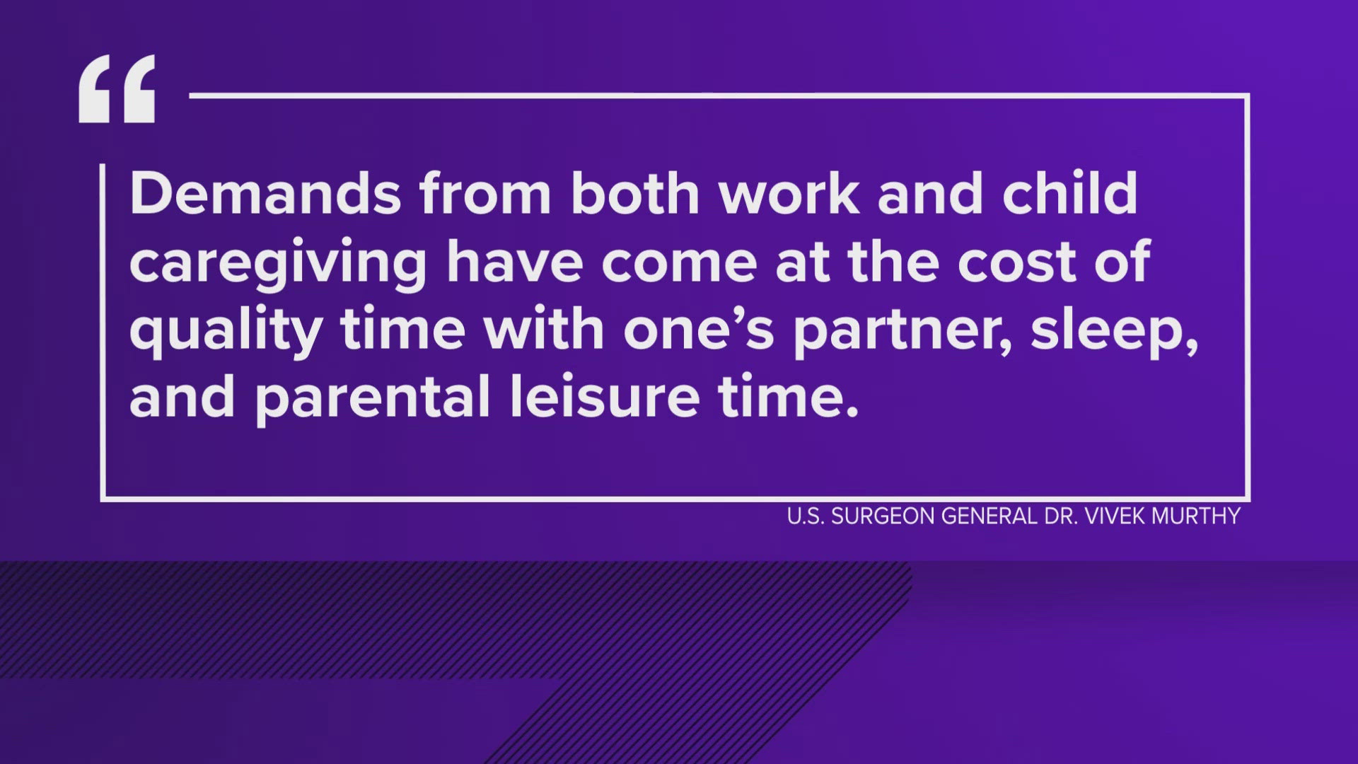 The advisory reports parents work more hours now than they did in 1985, which means arranging more child care.