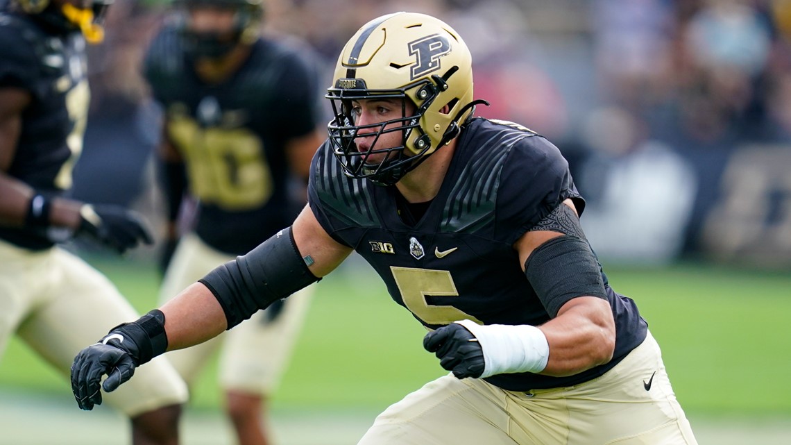 Purdue Boilermakers standouts George Karlaftis, David Bell entering NFL  draft - ESPN