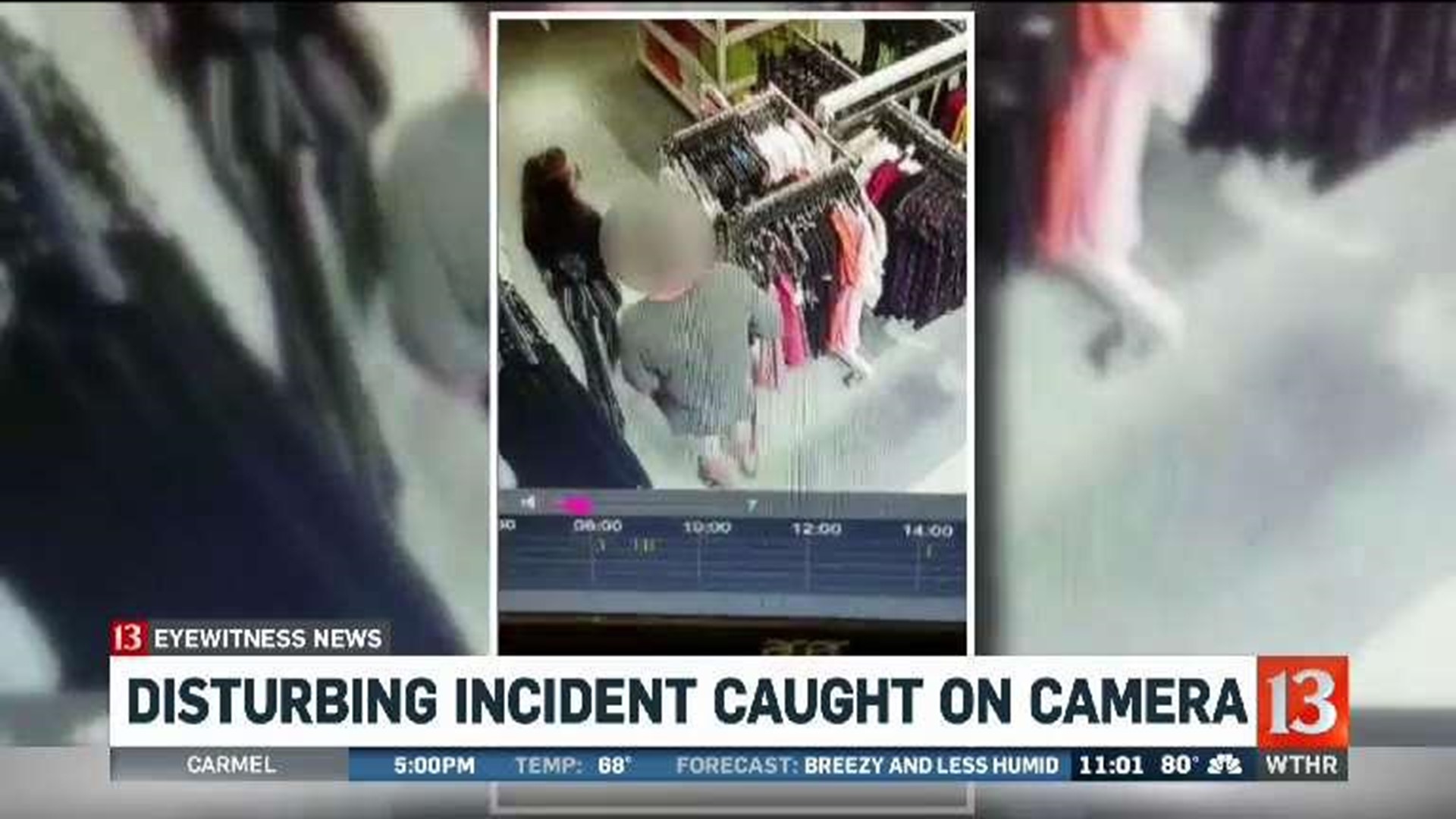 Disturbing incident caught on camera