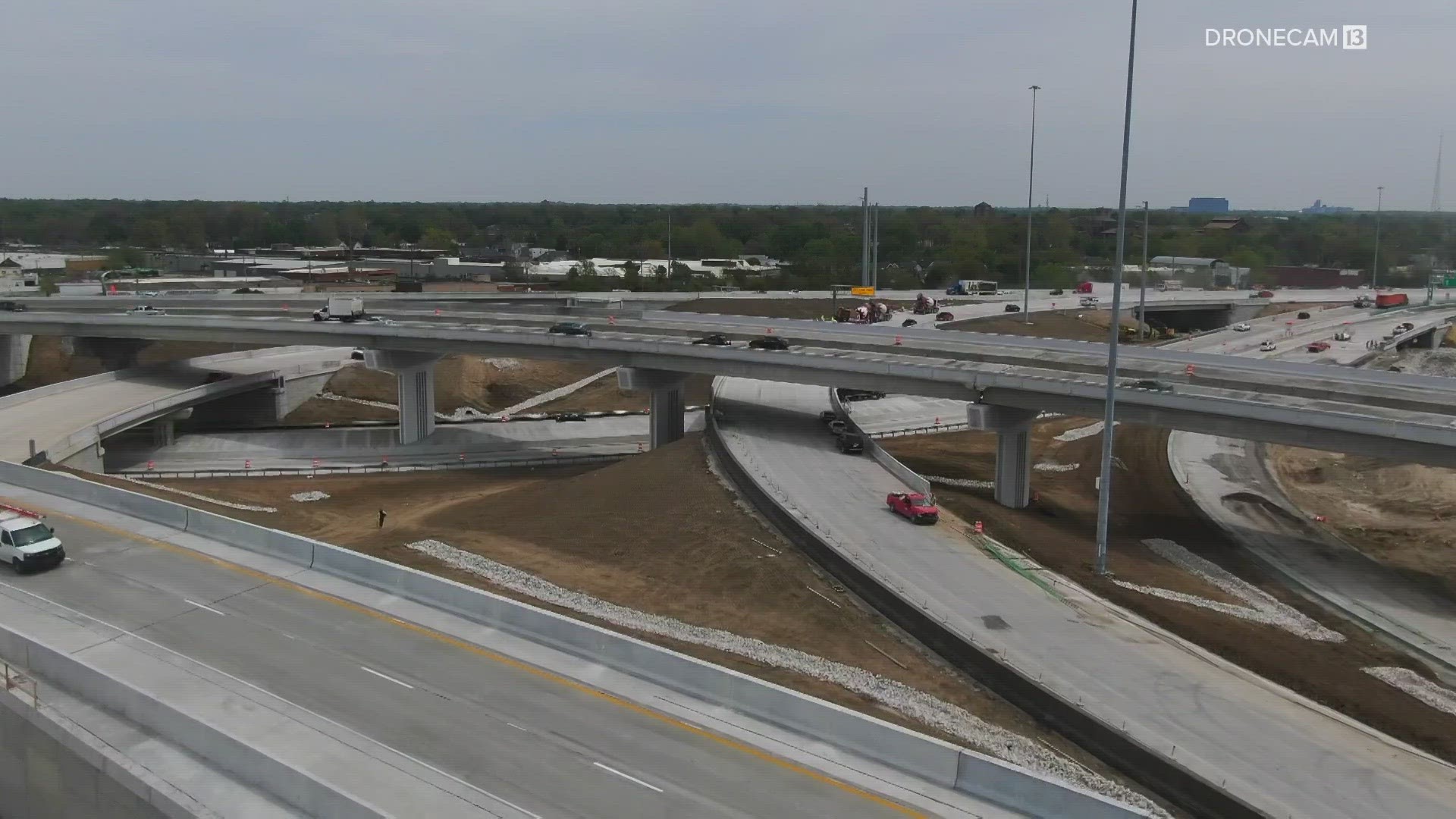 Once all lanes and ramps are open, drivers will be able to travel along I-65 through the North Split interchange from both directions.