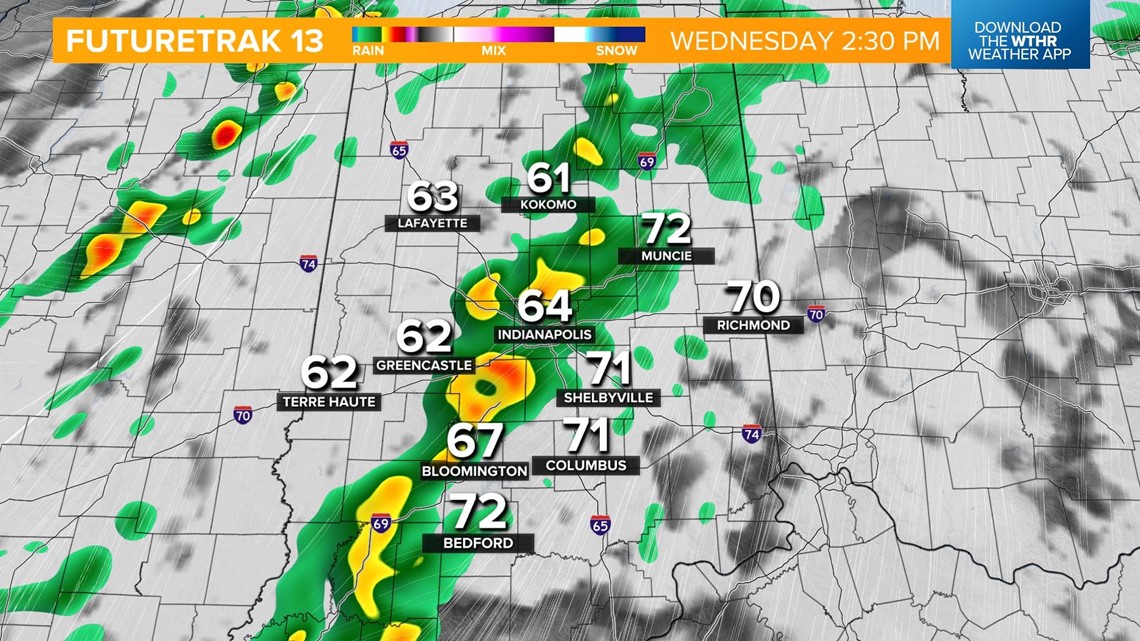 Weather Blog: Wednesday's Rain And Storm Timeline 