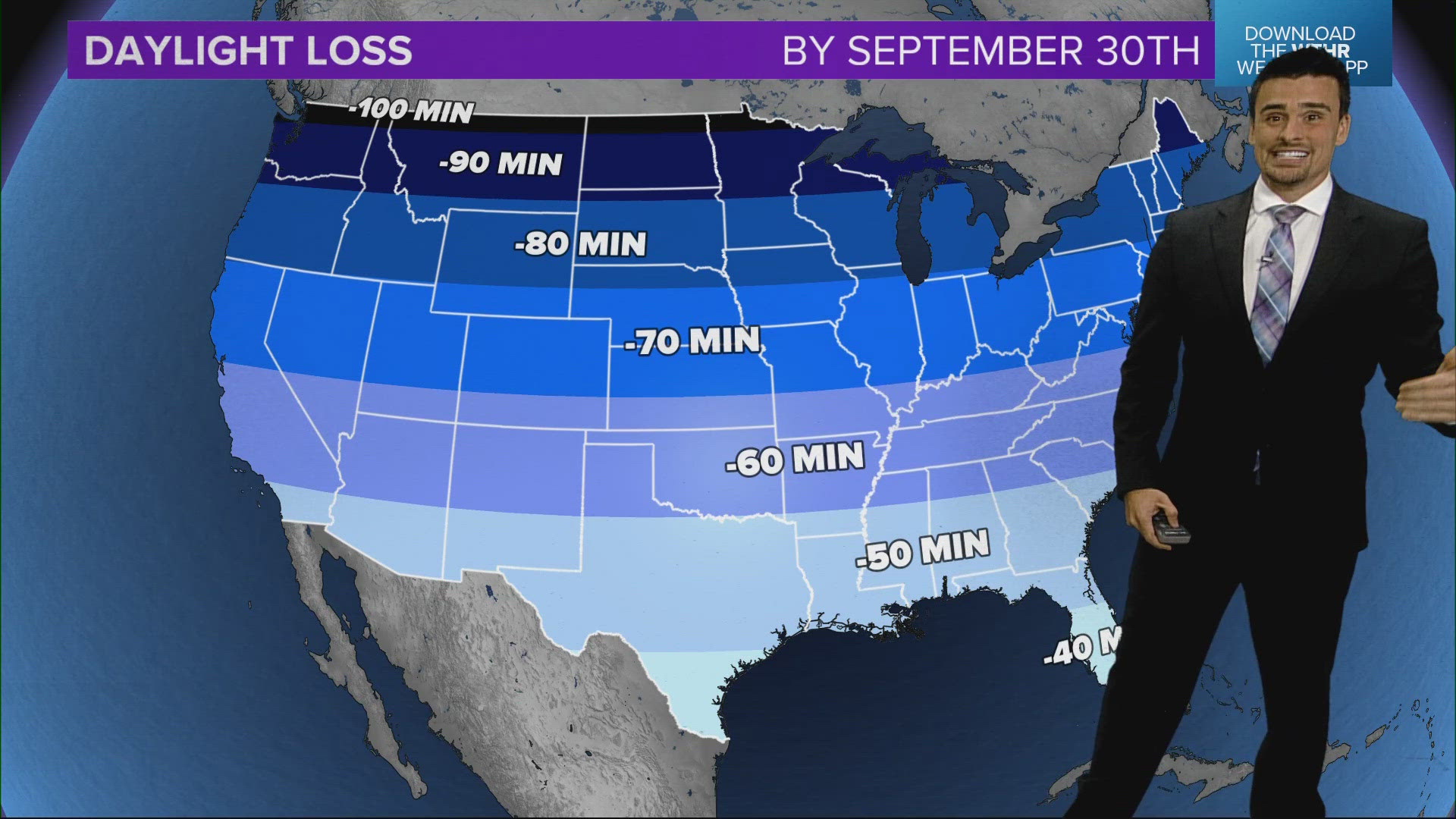 How much daylight are we losing this month?