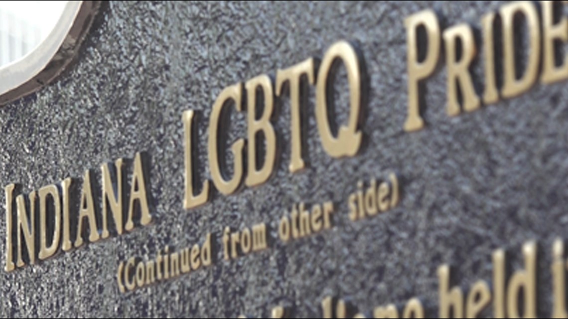 New Monument Circle marker commemorates history of first Pride in Indianapolis