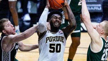 Williams takes lead late, lifting Purdue past Michigan St.