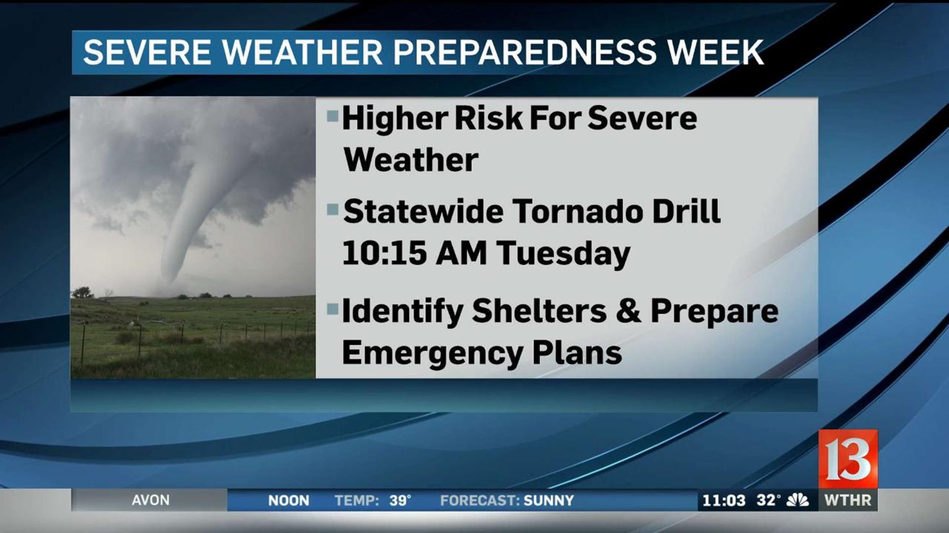 Severe Weather Week Aims To Prep Hoosiers For Severe Storms | Wthr.com