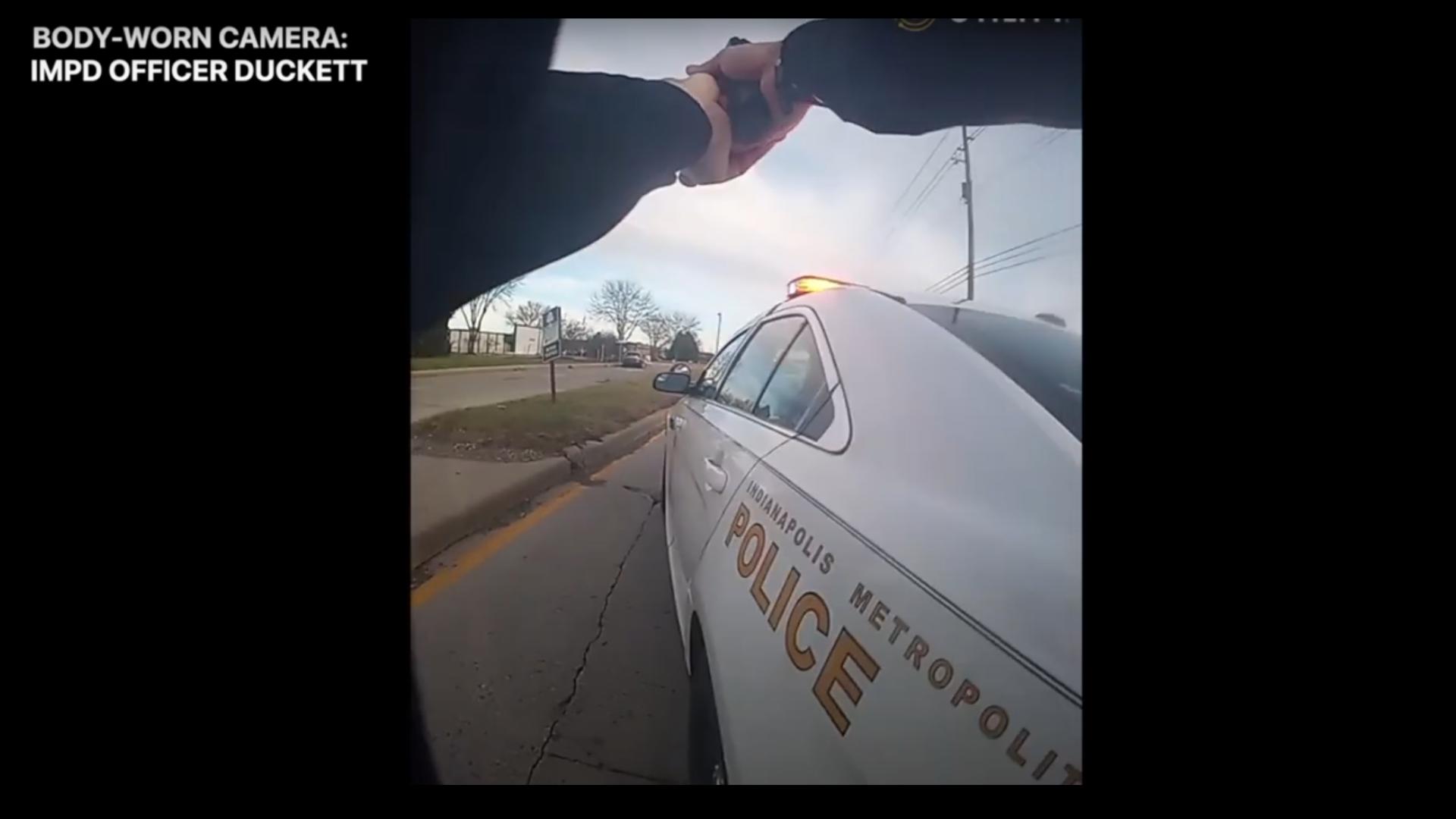 Indianapolis Metro Police have released video showing a deadly police shooting on Dec. 30, 2024 in Lawrence, Indiana. 