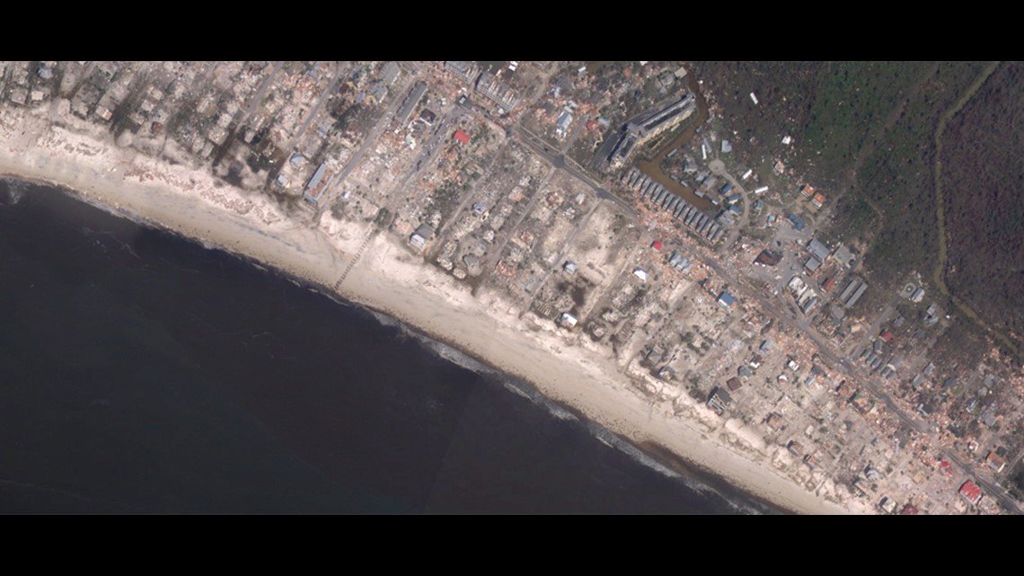 Before-and-after Satellite Images Illustrate Hurricane Michael's ...