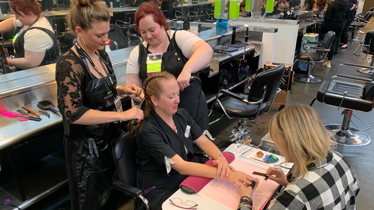 Indianapolis beauty school pampers cancer survivors among their own staff