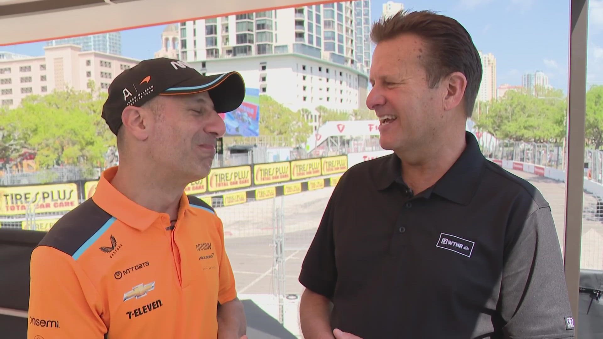 Tony Kanaan spoke with 13New's Dave Calabro from St. Petersburg, Florida. They talked about the Grand Prix and the upcoming Indy 500.