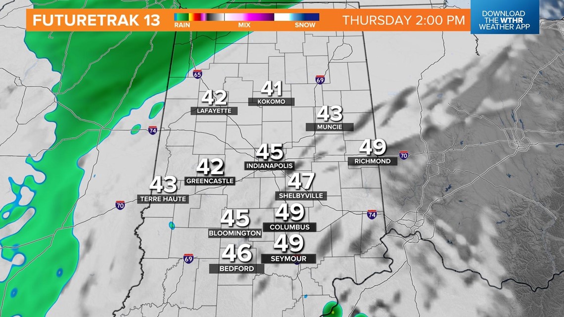 Live Doppler 13 Thursday Weather Blog: Cloudy, dreary and wet | wthr.com