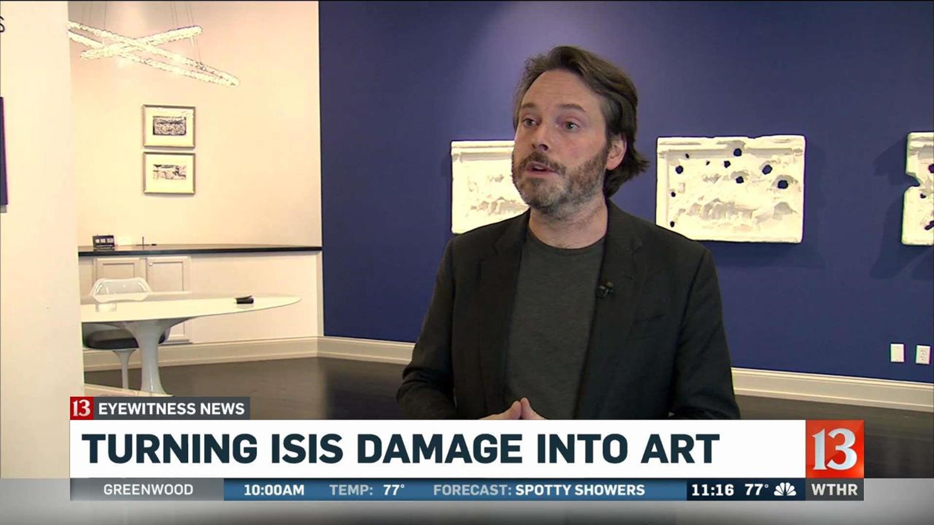 Turning ISIS damage into art