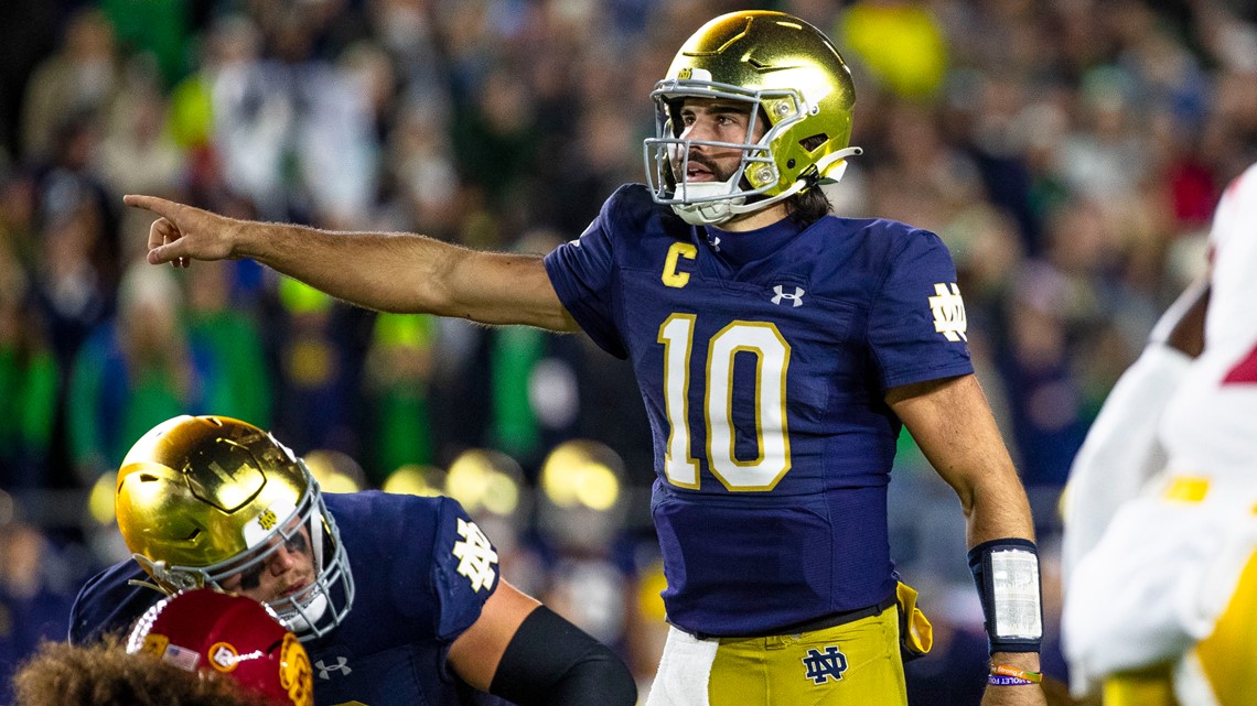 No. 21 Notre Dame hopes to rebound from 2nd loss while renewing rivalry  with No. 10 Trojans –