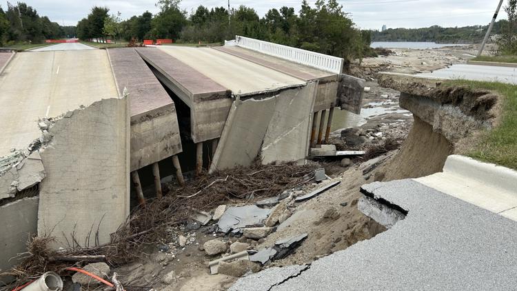 Demolition set to start next week on flood-damaged Carmel bridge