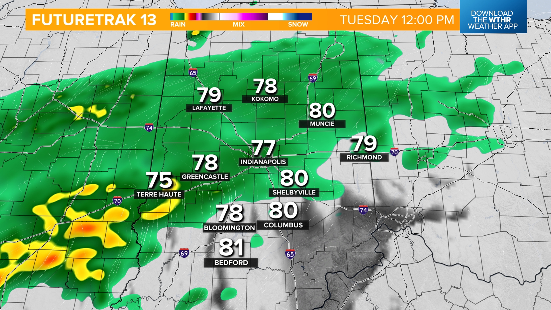 Tornado risk today in Indiana? | Live Doppler 13 Weather Blog | wthr.com