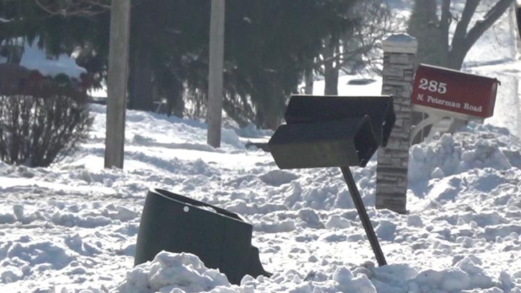 Johnson County residents spending money to fix mailboxes knocked over by snowplows