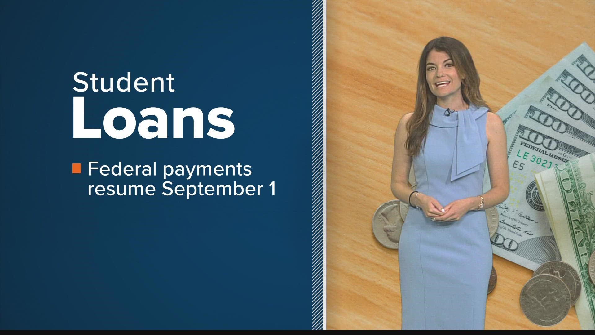 Borrowers still need to be prepared to make payments starting next month.