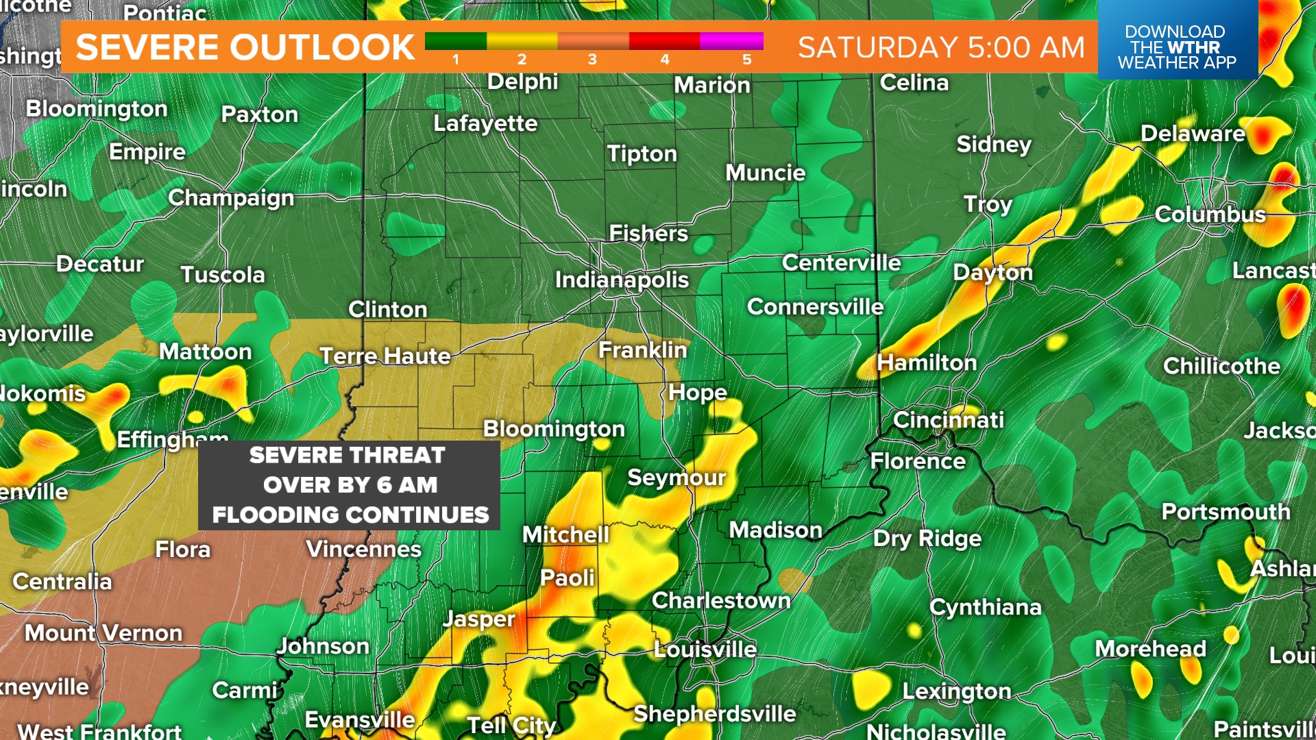 Heavy rain, flash flooding and potential of severe weather | wthr.com