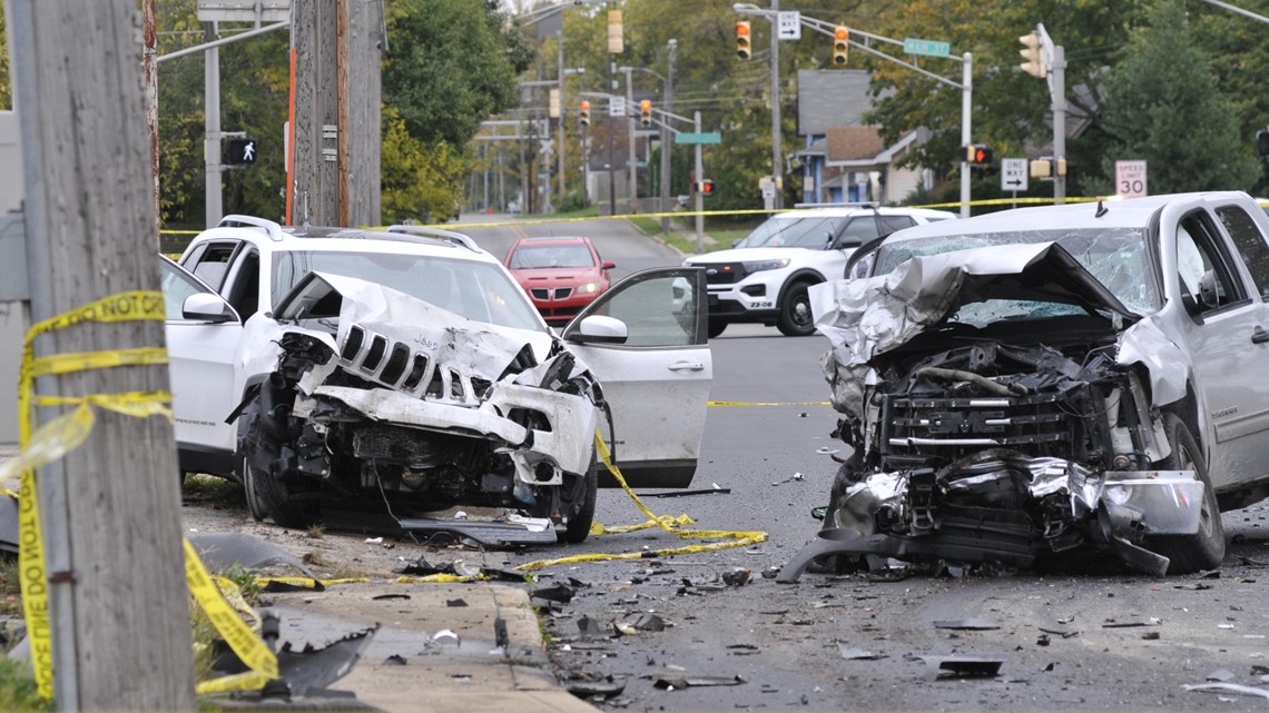 Two injured in car explosion after police chase, crash