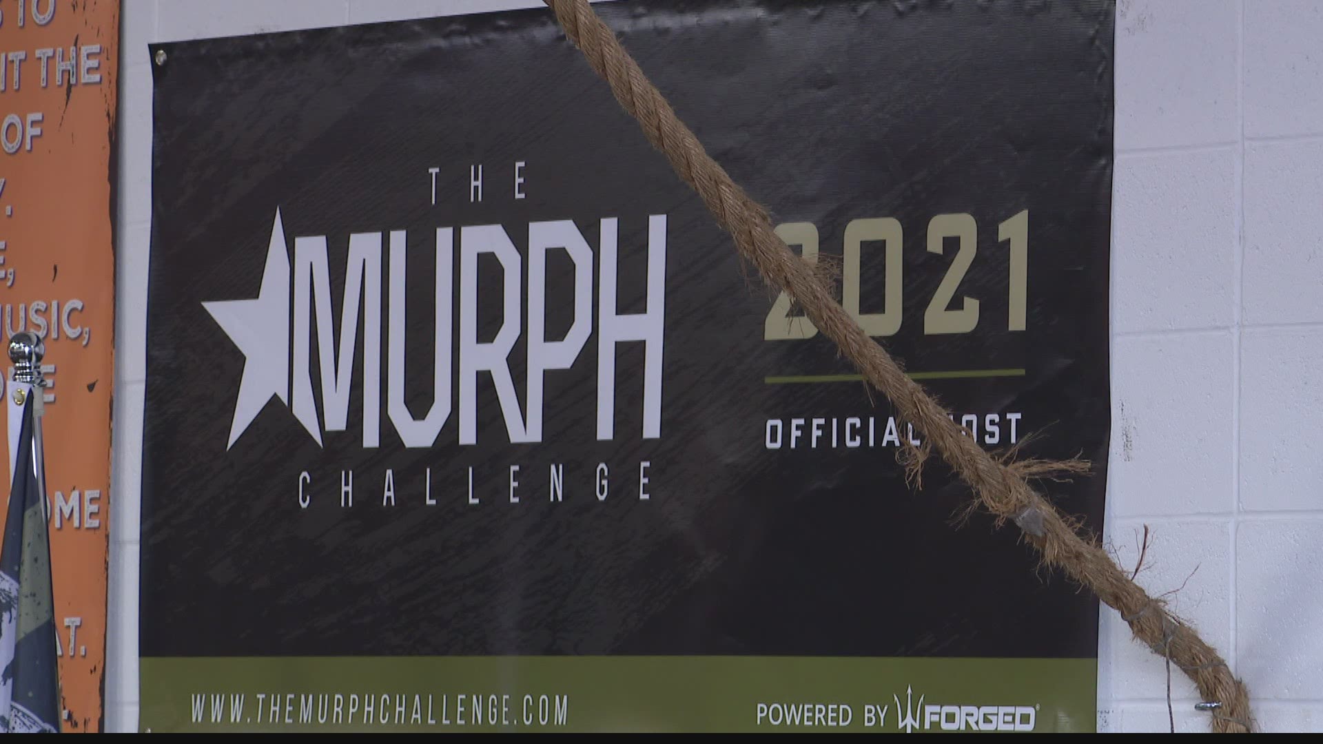 The "Murph Challenge" consists of a mile run, 100 pull-ups, 200 push-ups, and 300 bodyweight squats that's capped off with another mile long run.