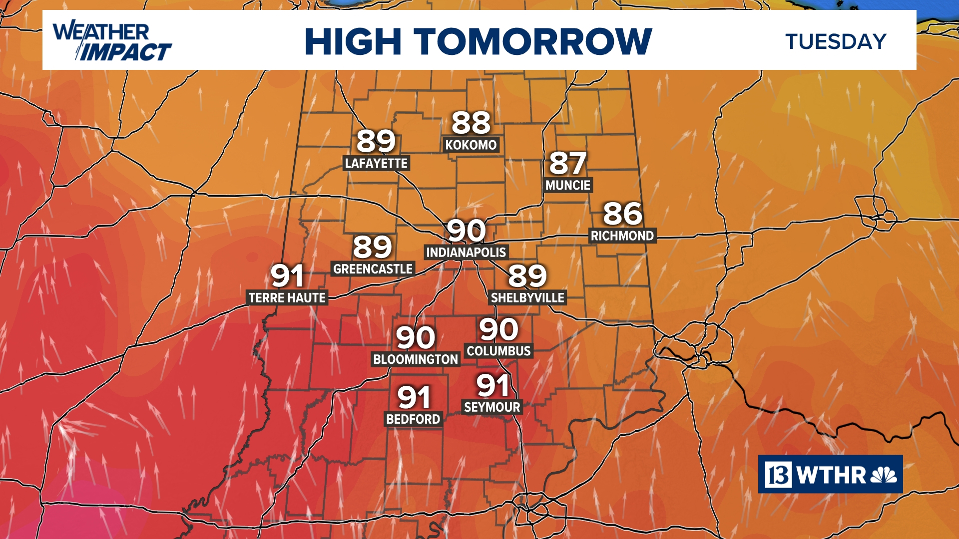 13Weather afternoon forecast