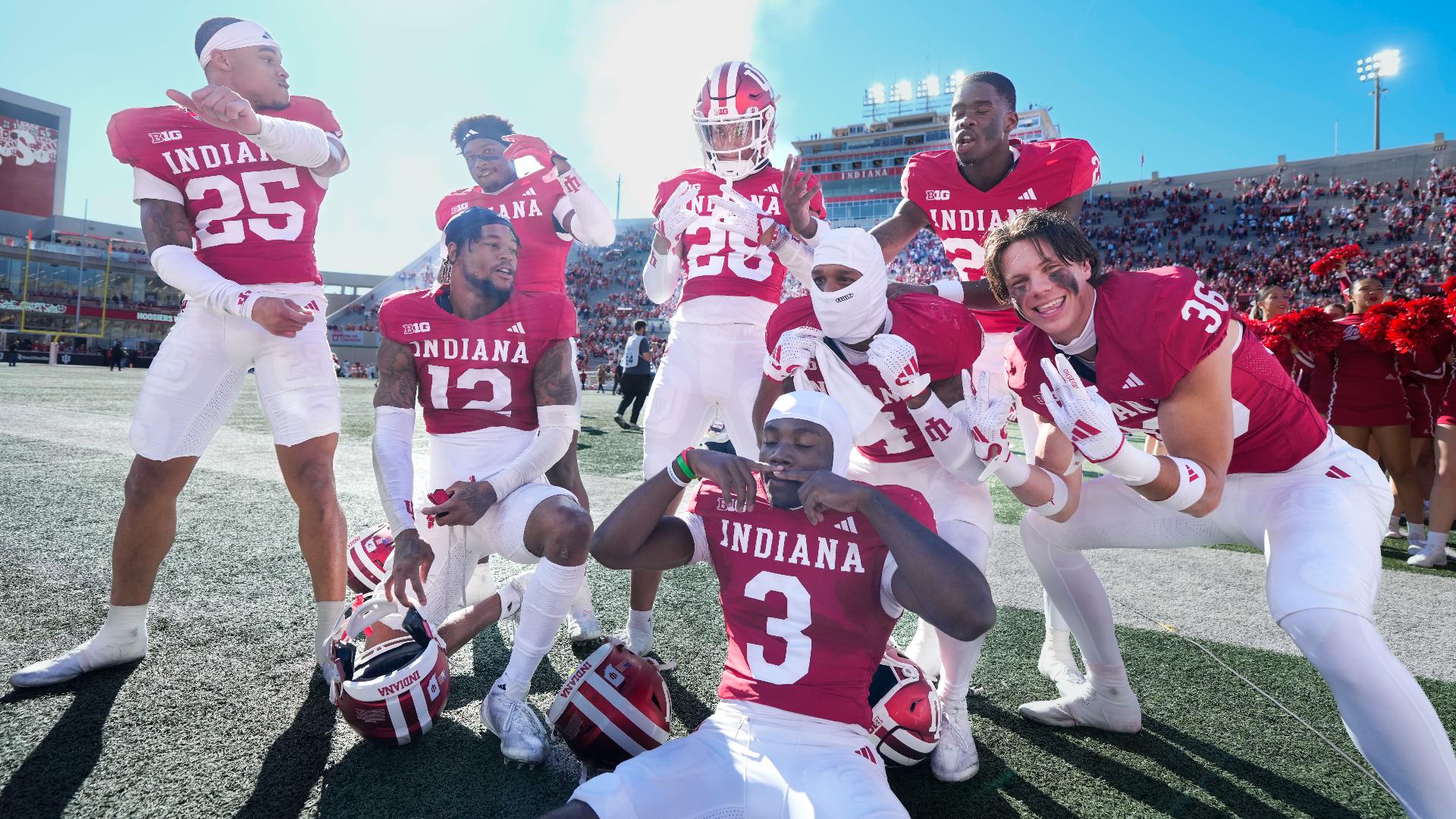 The 8th ranked Hoosiers defeated Michigan for just the second time since 1988 and now has 10 wins for the first time in program history.