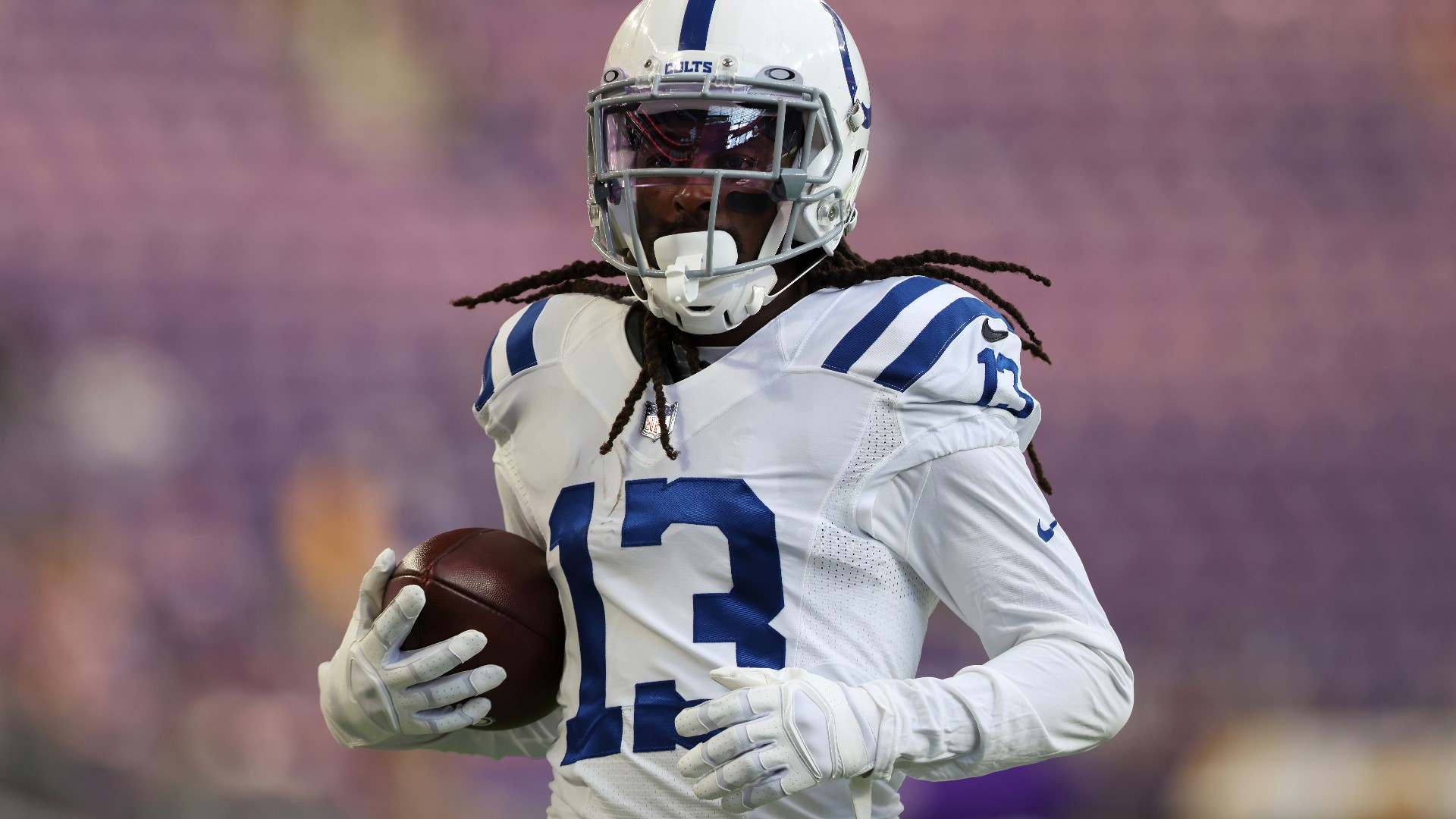 Colts receiver TY Hilton spoke to the media for the first time since returning to practice after going on the injured reserve list for a neck injury.