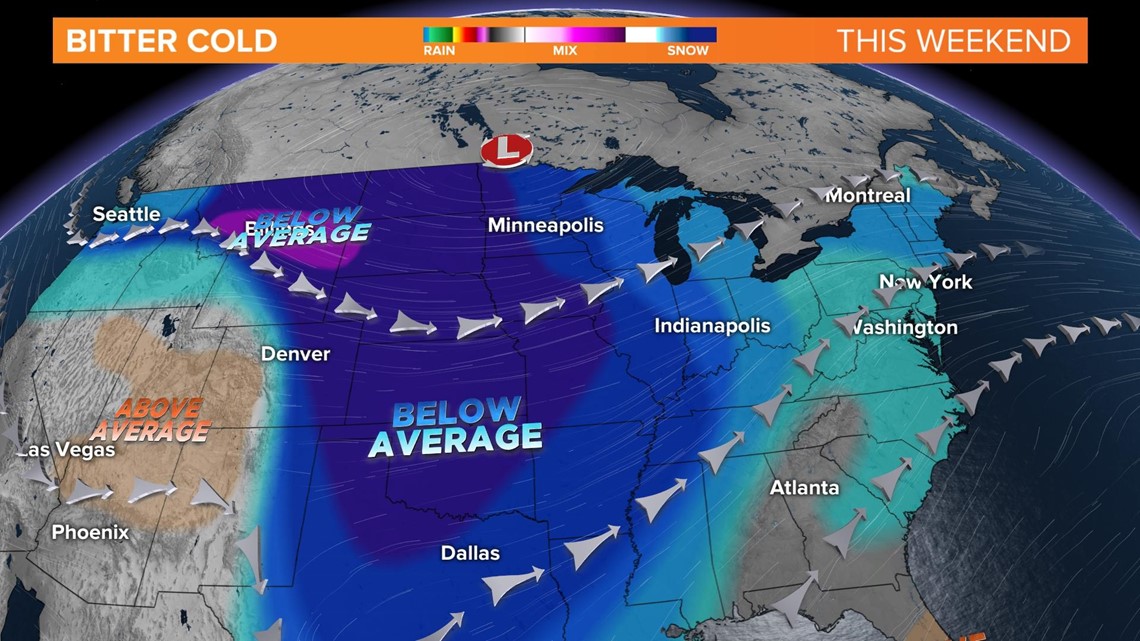 A few flurries possible today with bitter cold wind chill values | wthr.com