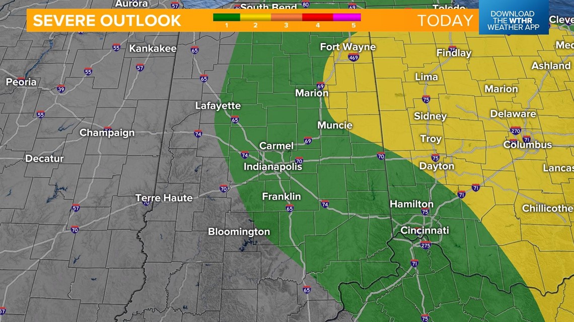 Strong To Severe Storm Risk In Central Indiana On Wednesday | Wthr.com