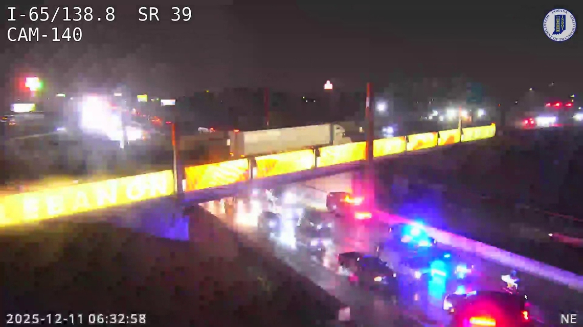 Several crashes on I-65 near Lebanon as slick spots, black ice reported throughout Boone County