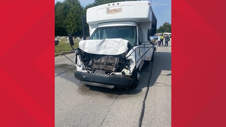 Police seek SUV that caused crash with 2 school buses in Greenwood