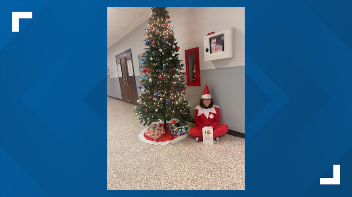 School principal goes all in as 'Elf on the Shelf'