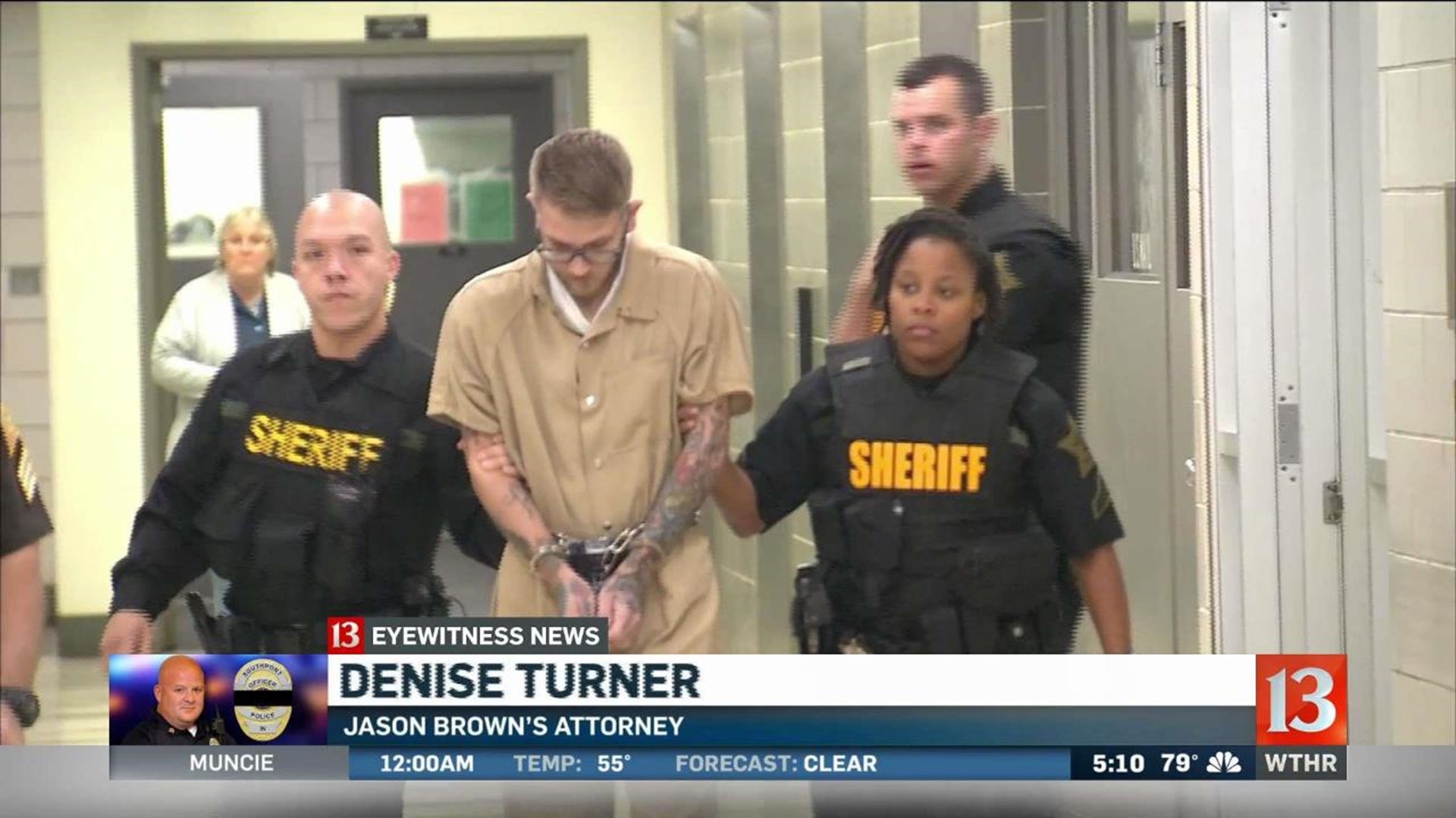 Jason Brown appears in court