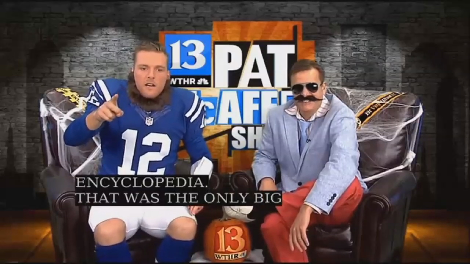 Before Pat McAfee had his daily YouTube show and wrestled for the WWE, he got his on air start at WTHR in 2014!