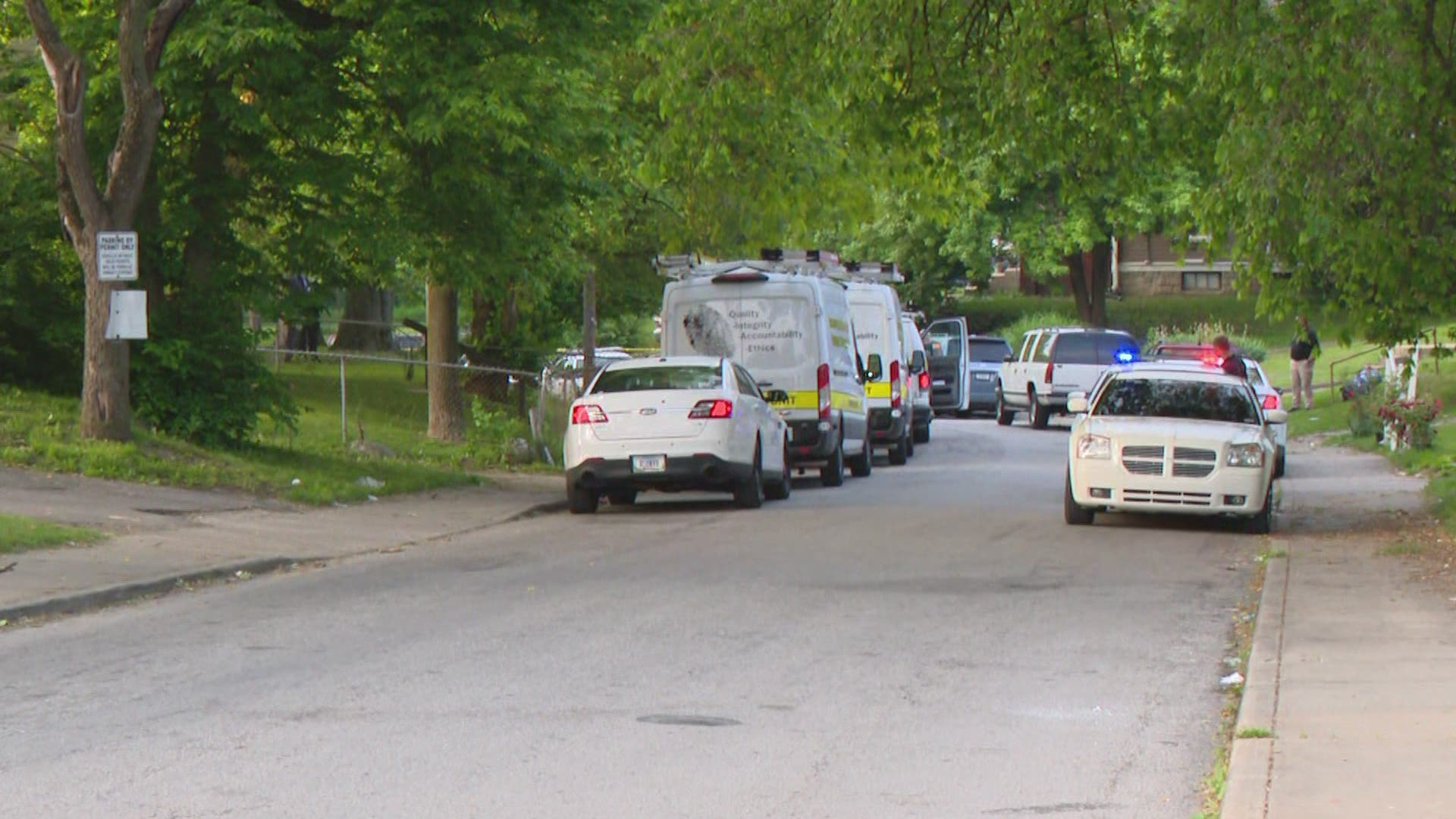No officers were injured in a Monday morning shooting on Indy's east side.