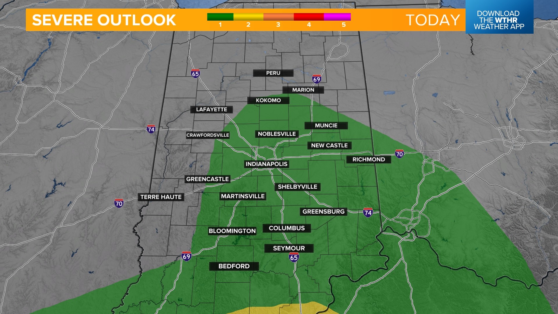 More Rain Chances Wednesday; Marginal Risk For Severe Storms | Wthr.com