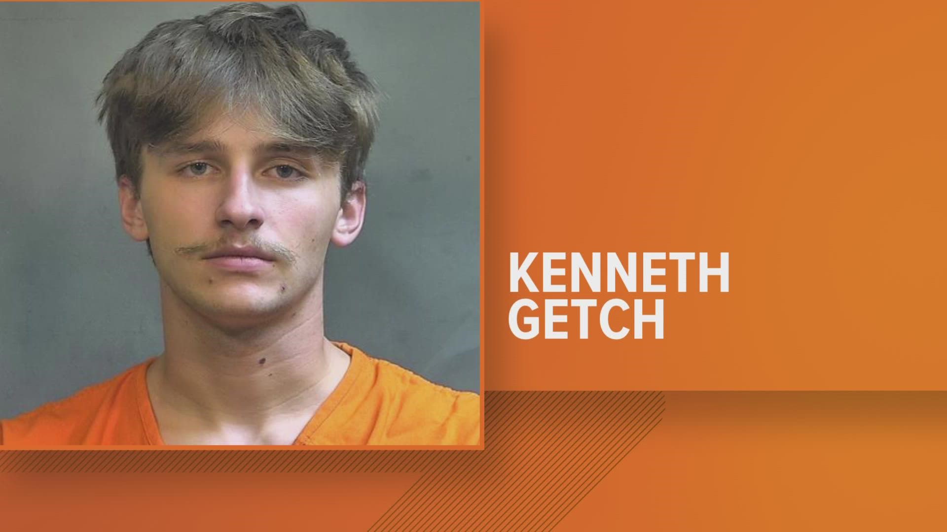 Kenneth Getch, 18, was arrested Friday on a warrant for intimidation, a Level 6 felony.