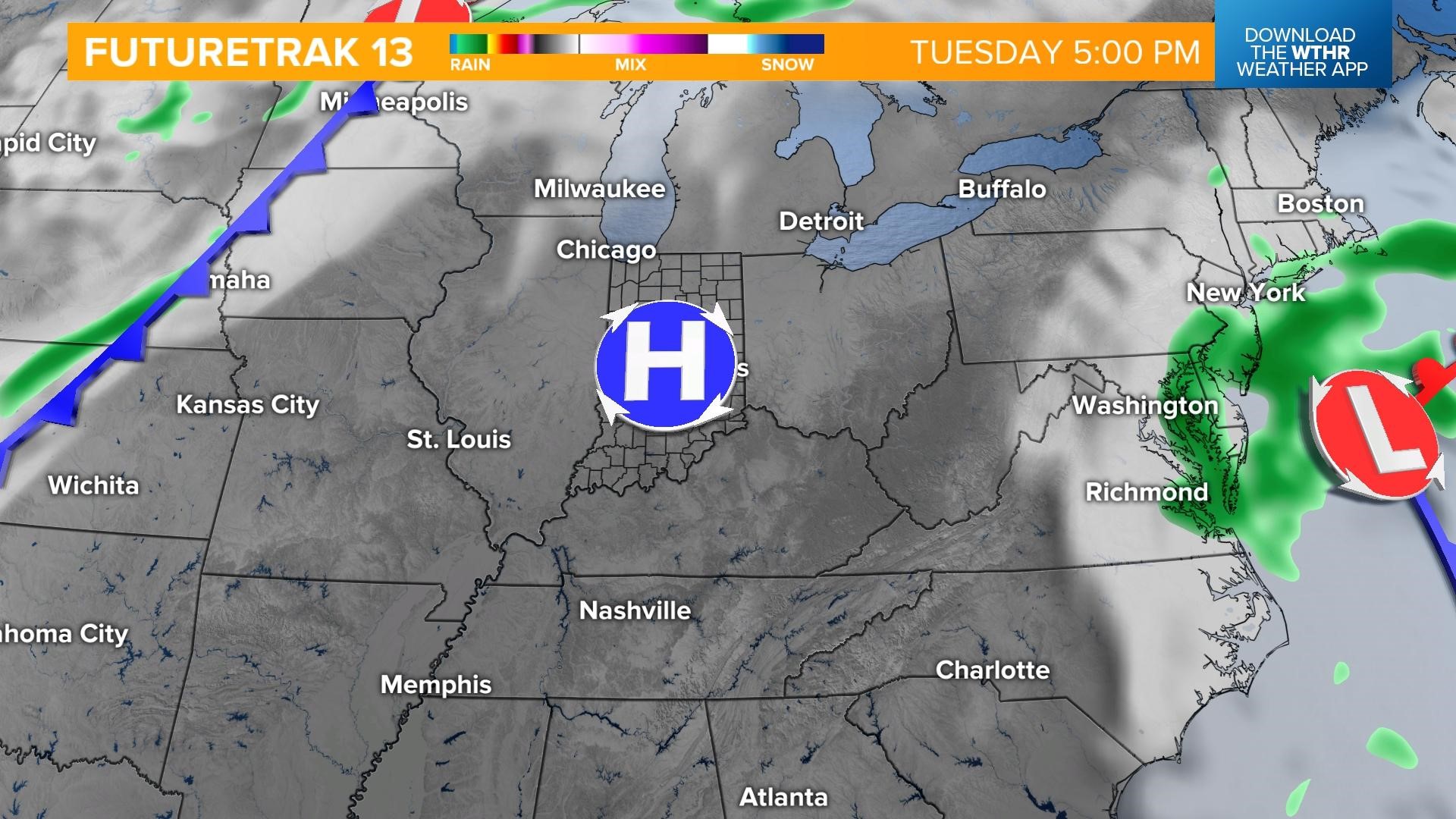 Live Doppler 13 Sunday weather blog: Sunny and seasonal stretch | wthr.com