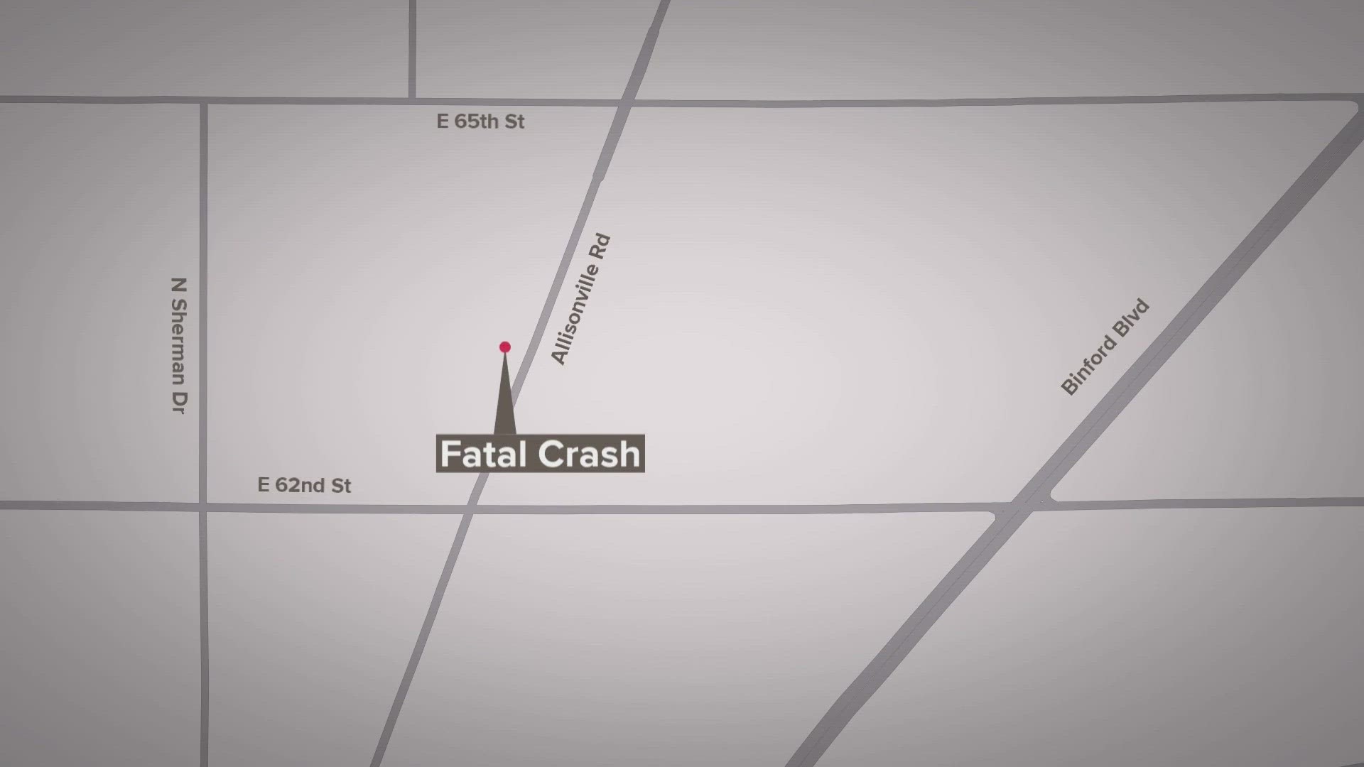 Investigators say around 2:30 a.m. Saturday, a driver headed north on Allisonville Road crossed into oncoming traffic and hit another car head-on.