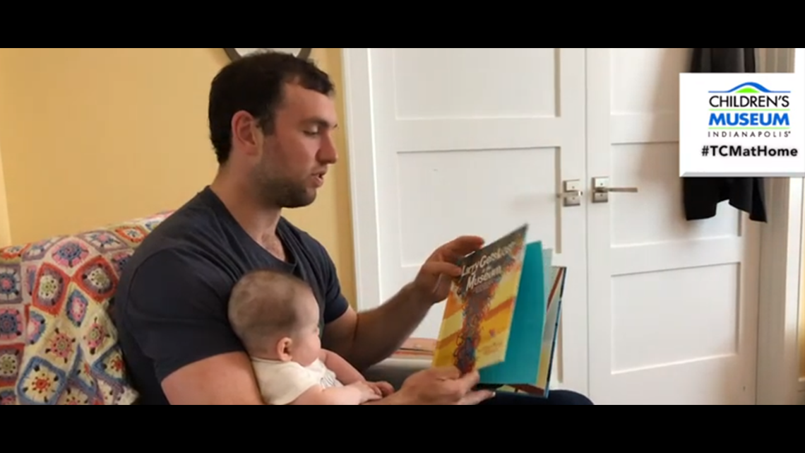 Andrew Luck and baby daughter appear in story time video ...