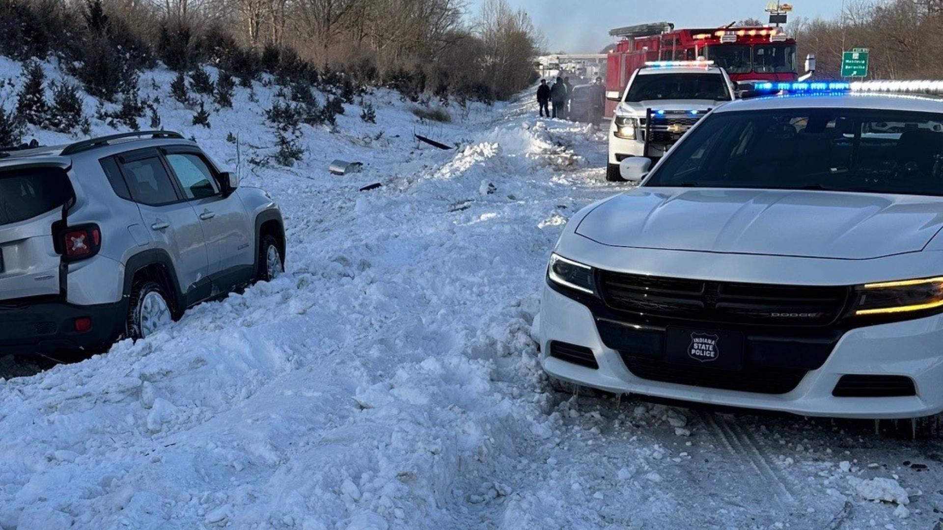 ISP patrol car struck for 6th time in last 5 days in Indianapolis ...