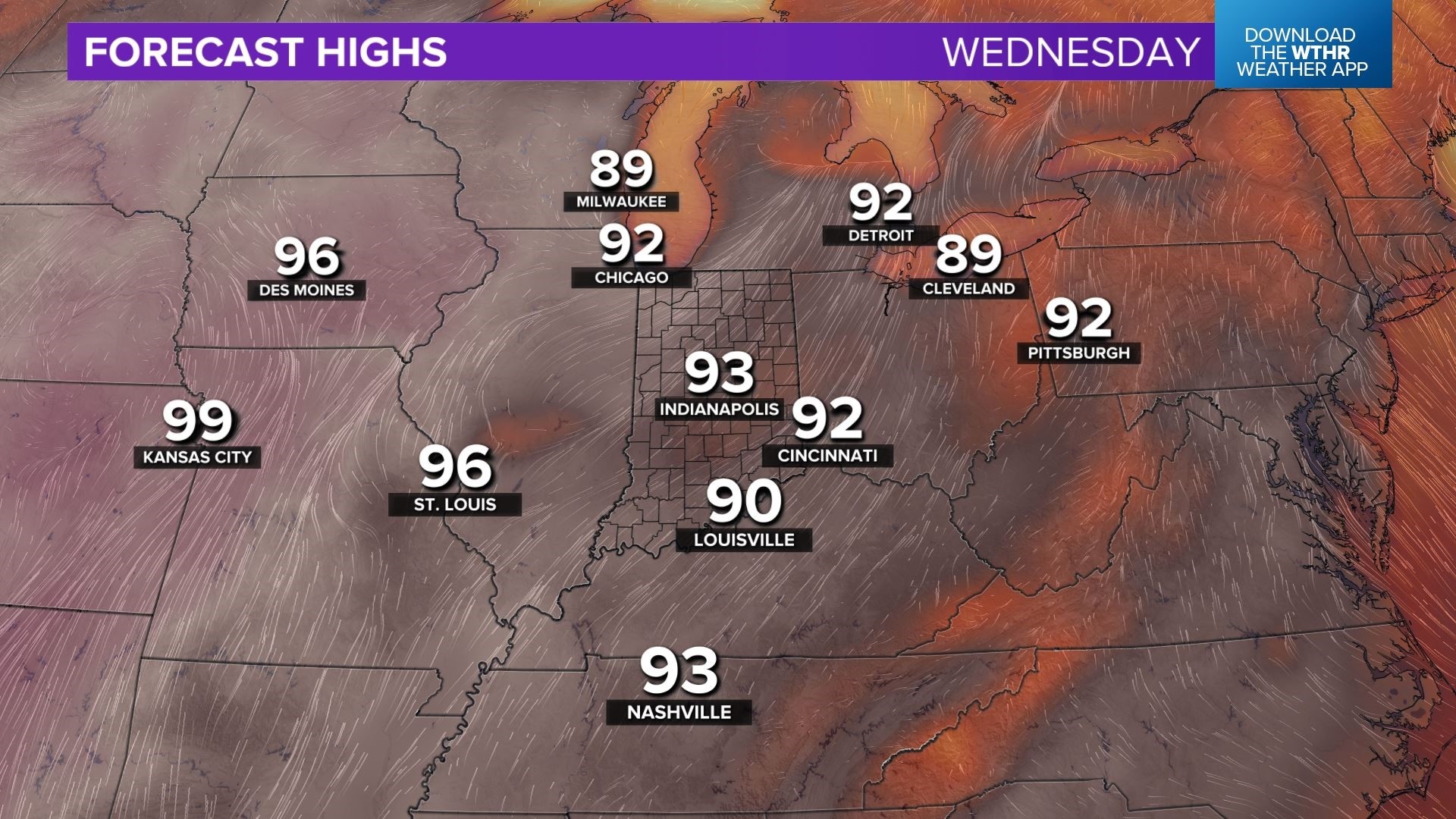 Hot Weather Indiana Hottest air this summer coming to Indiana | wthr.com