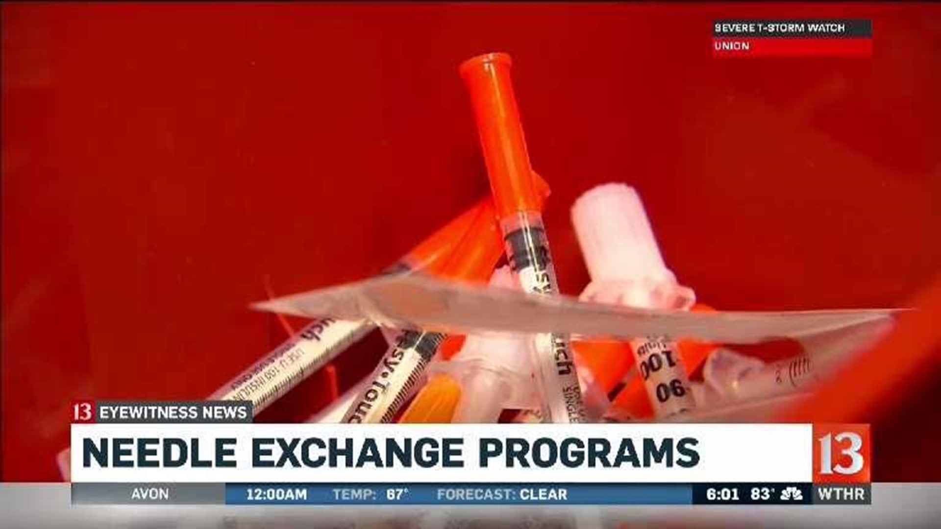 Needle exchange program studied