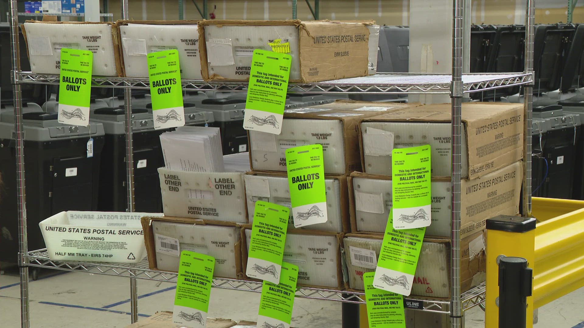 13News reporter Karen Campbell got a first-hand look at how absentee ballots are kept safe and secure.