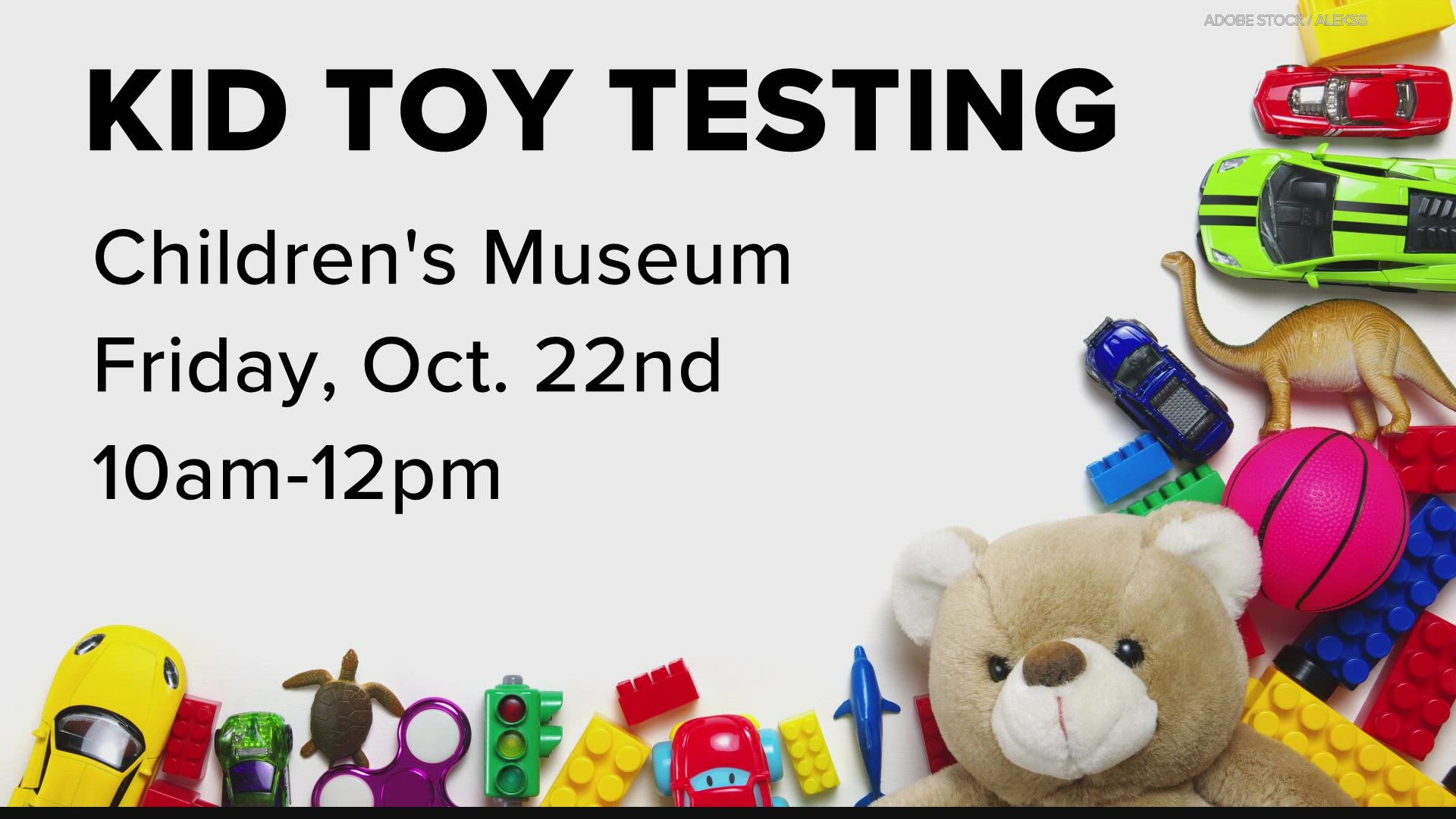 Kid-Tested, Kid-Approved is set for 10 a.m.-2 p.m. on Friday, Oct. 22.