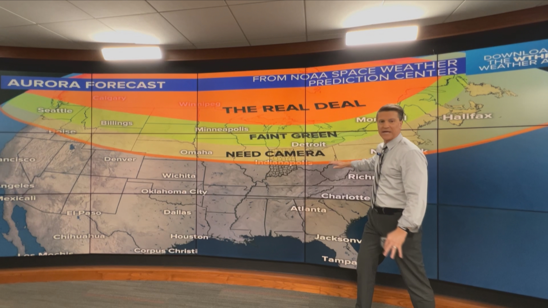 You have a slight chance of seeing the aurora borealis in Indiana tonight. Sean Ash breaks down the science that makes it possible, and the forecast.