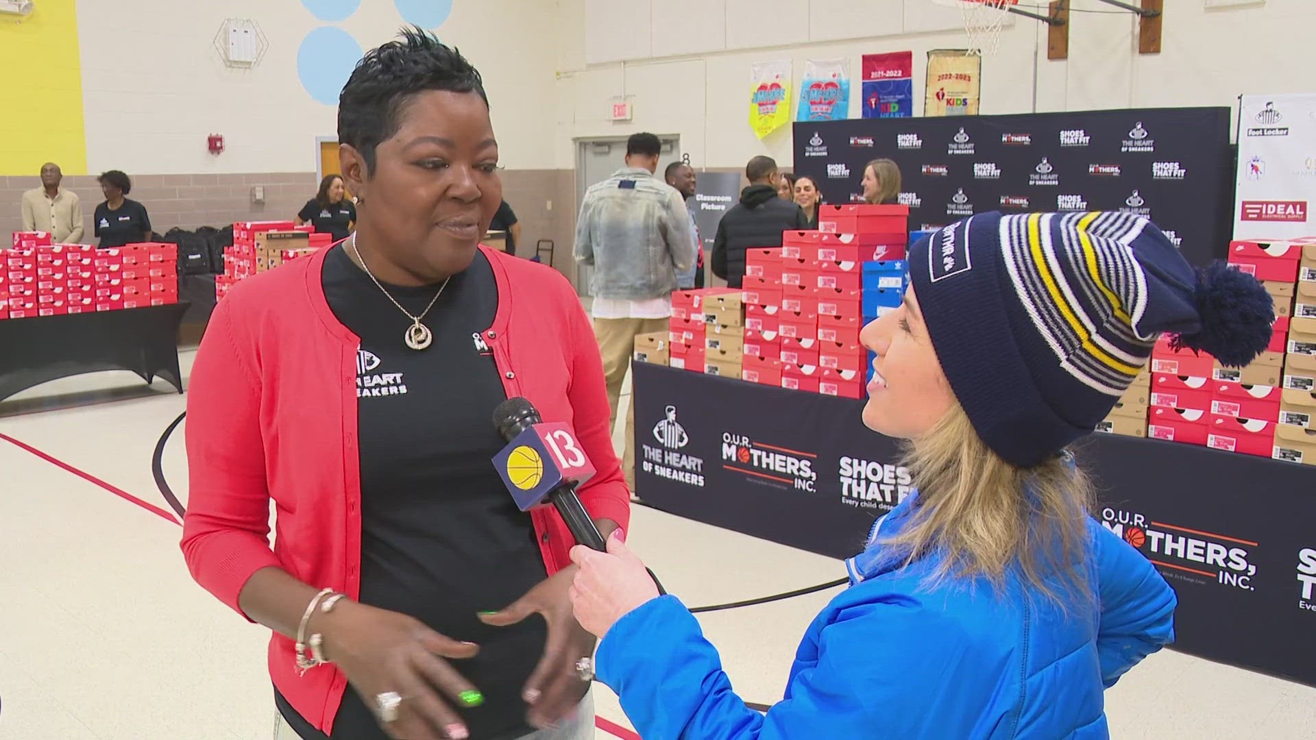 Wanda Durant and Malik Beasley's mom are a part of the O.U.R. Mothers foundation. They're teaming up with nonprofit "Shoes That Fit" and Footlocker.