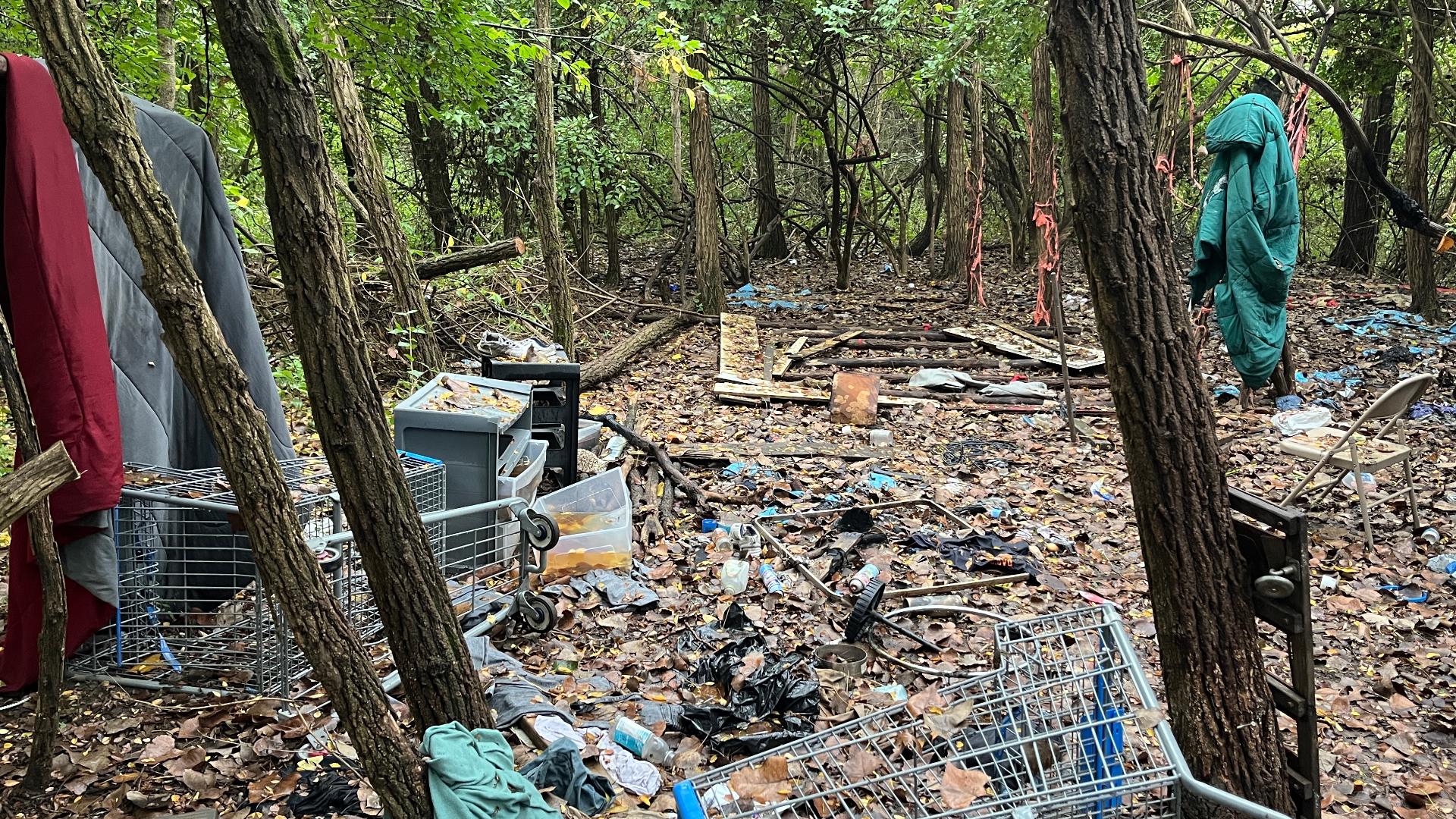Walmart Homeless Renewed concerns about homeless encampment behind Walmart in ...