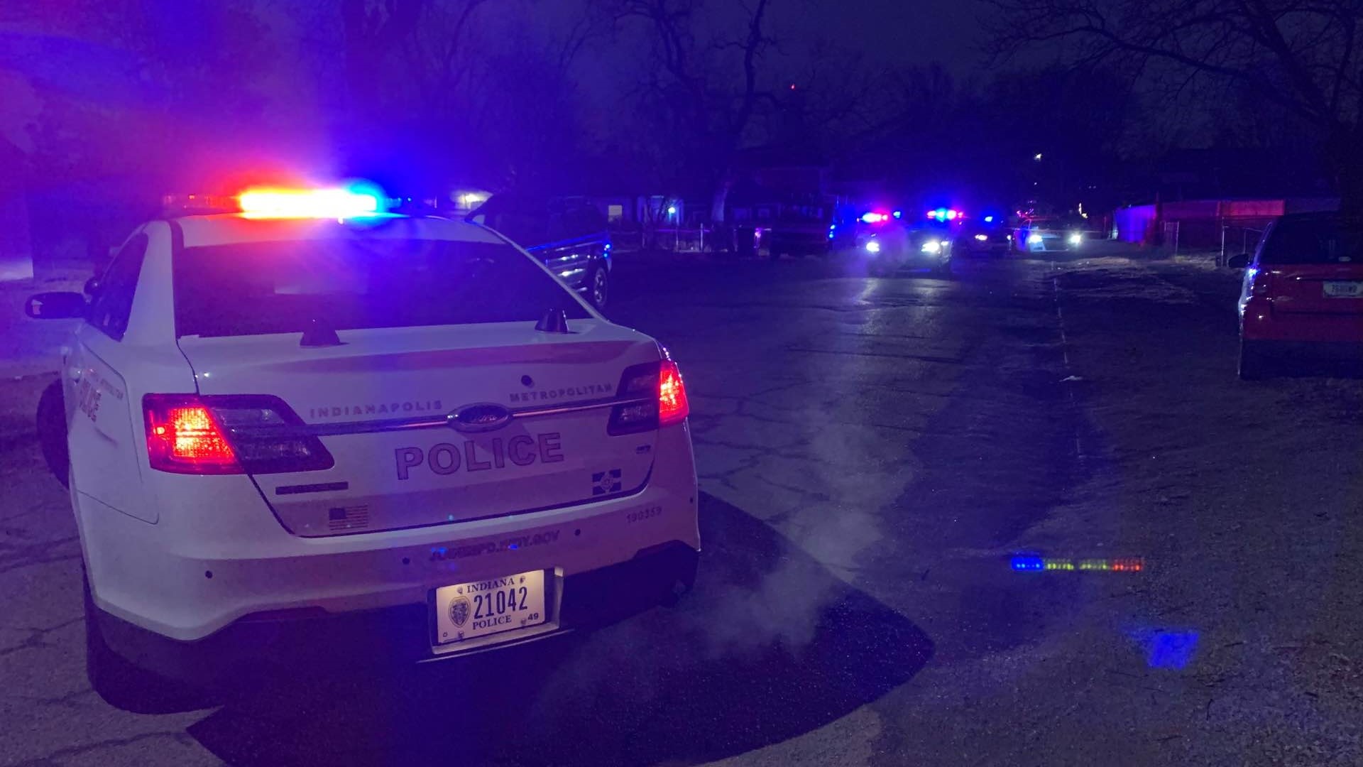 Officers responded to the 2100 block of Gent Avenue, near West 22nd and North Harding streets, shortly before 4:30 a.m.