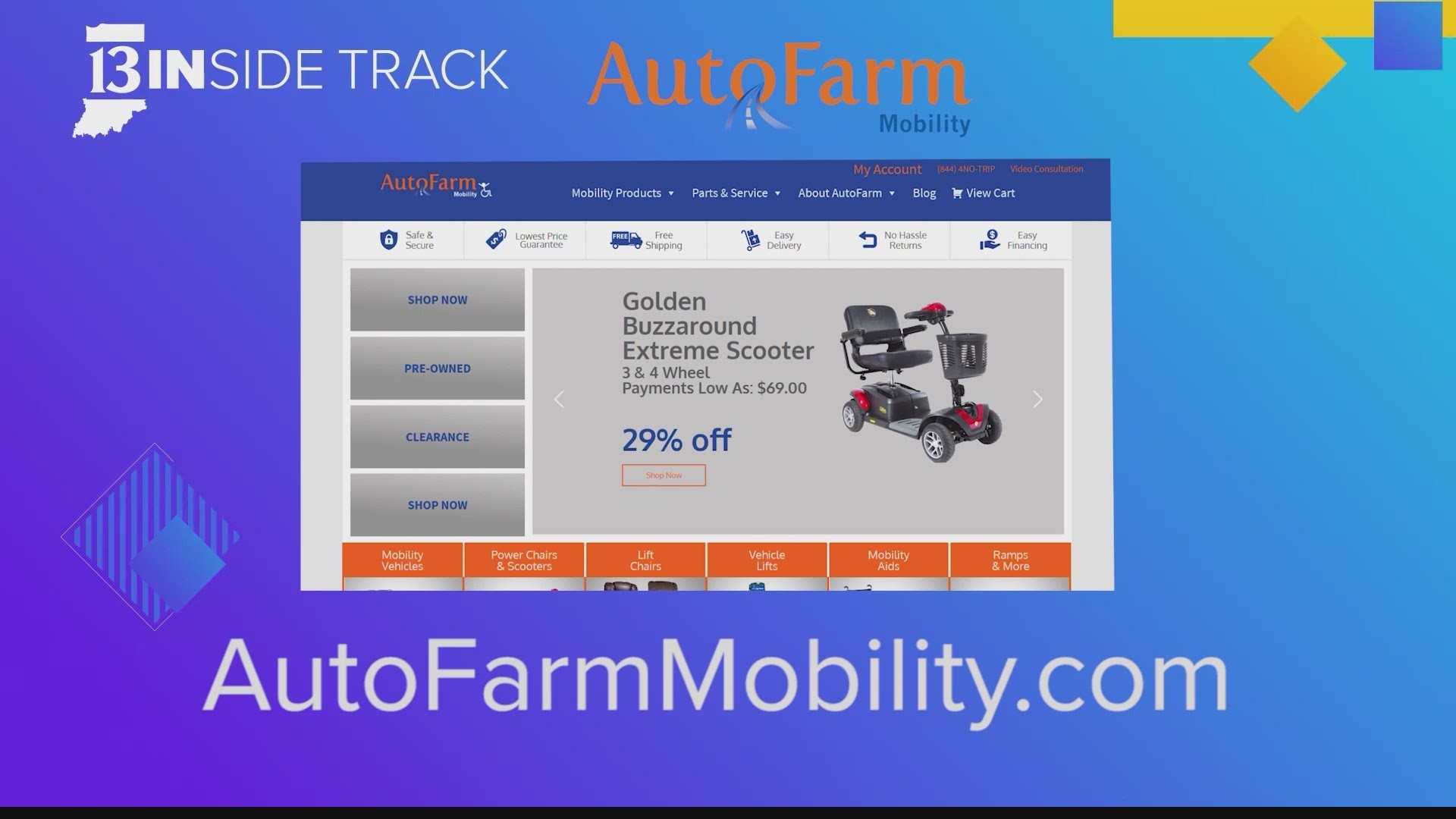 AutoFarm Mobility has a solution for anyone struggling with mobility.